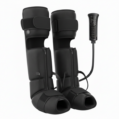 Leg Massager with Heat and Airbag Foot Calf Thigh Massager for Circulation and Muscle Relaxation Sequential Compression Boot